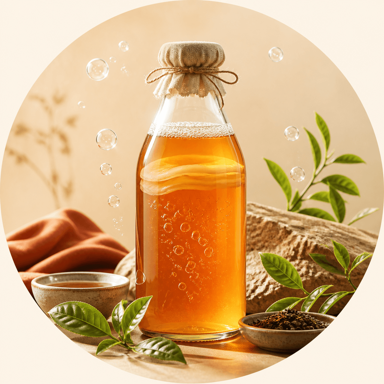 Raw & Unpasteurized kombucha